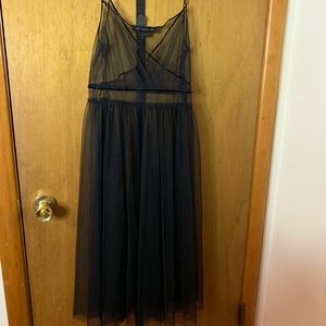 Dolls kill sheer black dress
